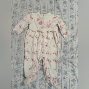 Vitamins Baby Cream bow Onesie